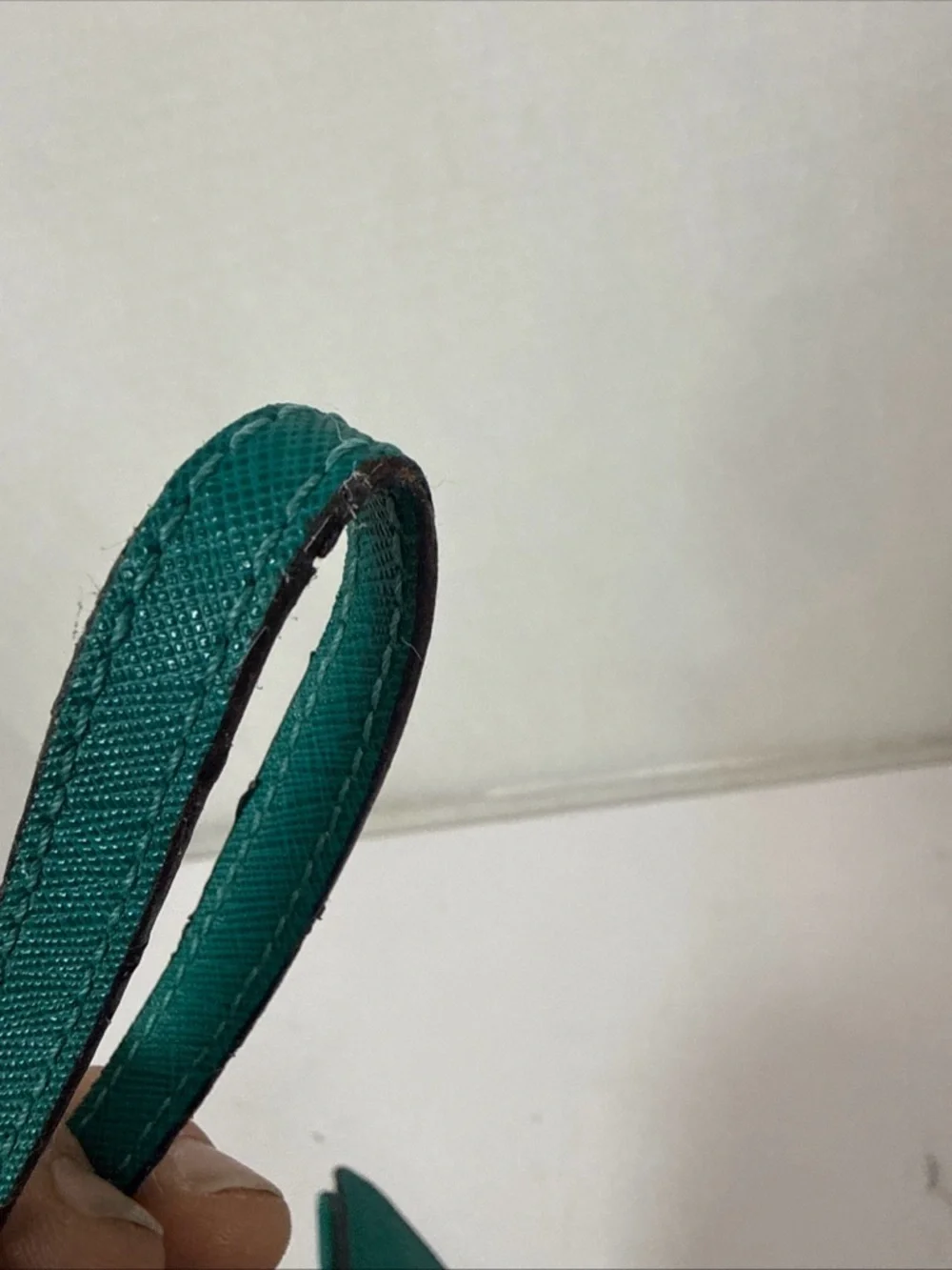 Michael Kors Teal Green Wristlet Wallet with Gold Logo